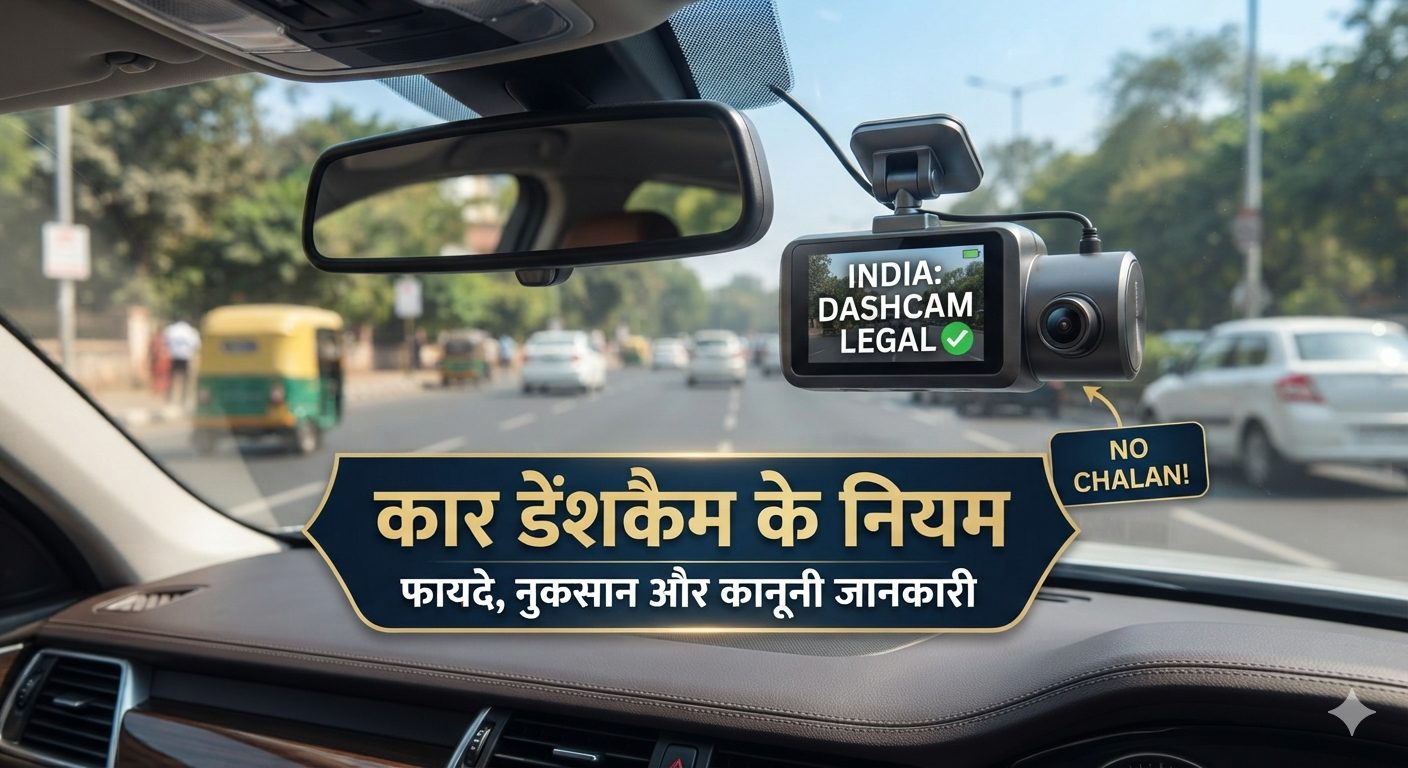 Car Dashcam के नियम: गाड़ी में कैमरा लगाने का फायदा या भारी नुकसान?